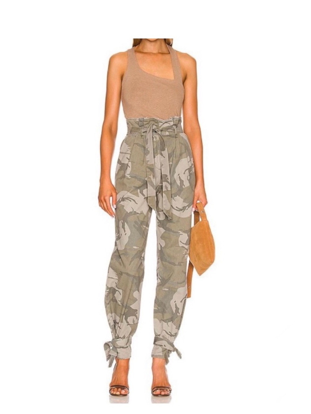 Lovers + Friends Camo Johnson pant Army joggers pants in a size Small.